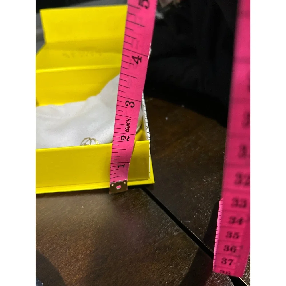 Kendra Scott Jewelry Box Dust Bag Yellow Magnetic Gift Packaging Logo Empty box